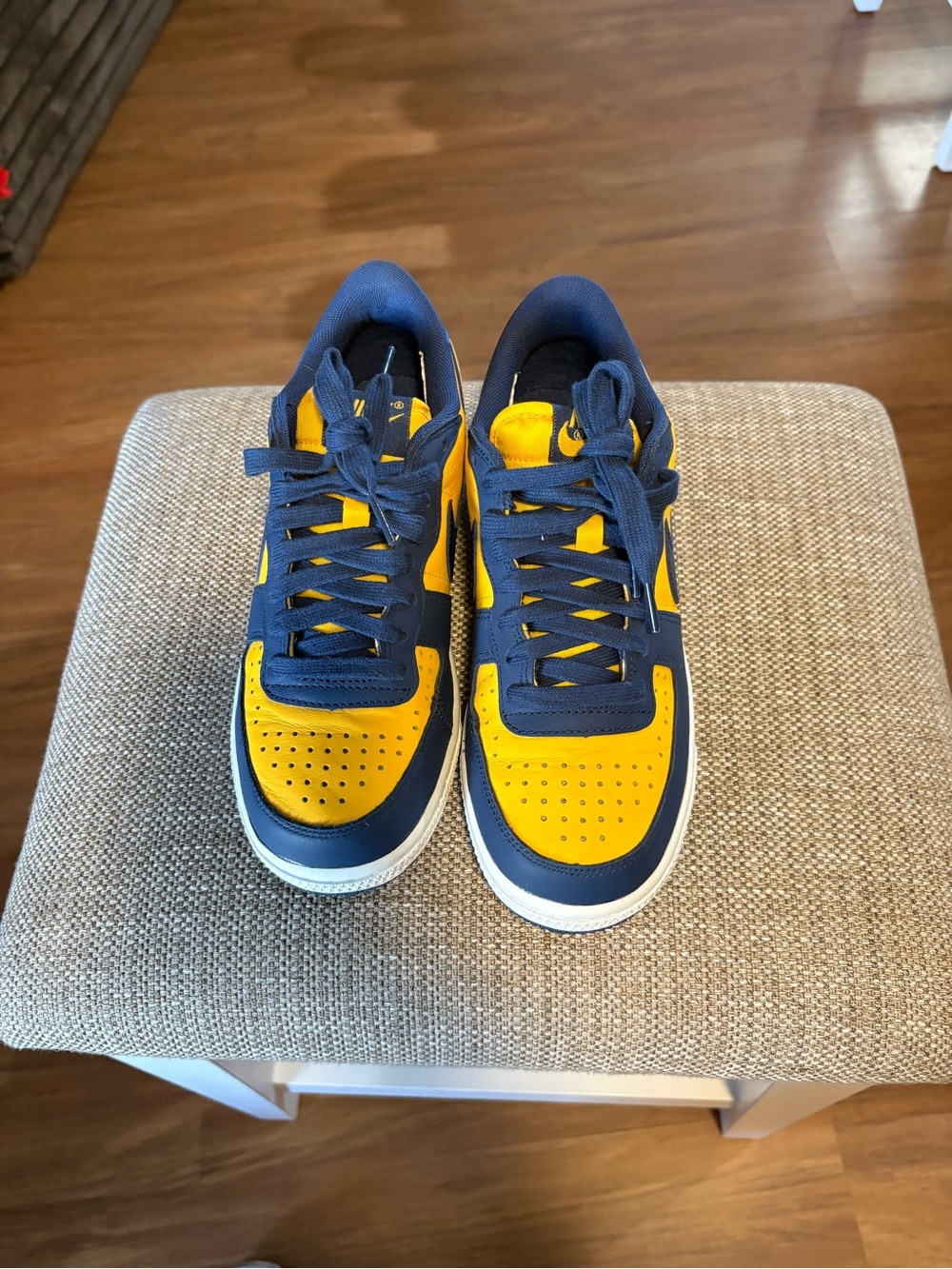 Nike Terminator Low OG Navy and Gold Low-Top Sneakers. Size 6Y/7.5W
